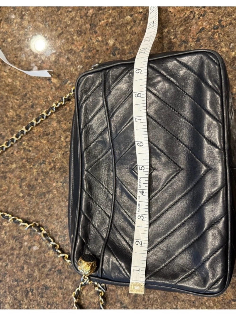 Quilted Lambskin Leather Handbag - Picture 11 of 13